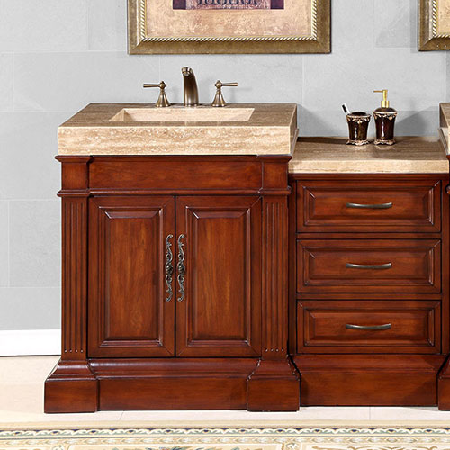 83Inch Crown Vanity Large Bathroom Vanity Large Double Vanity